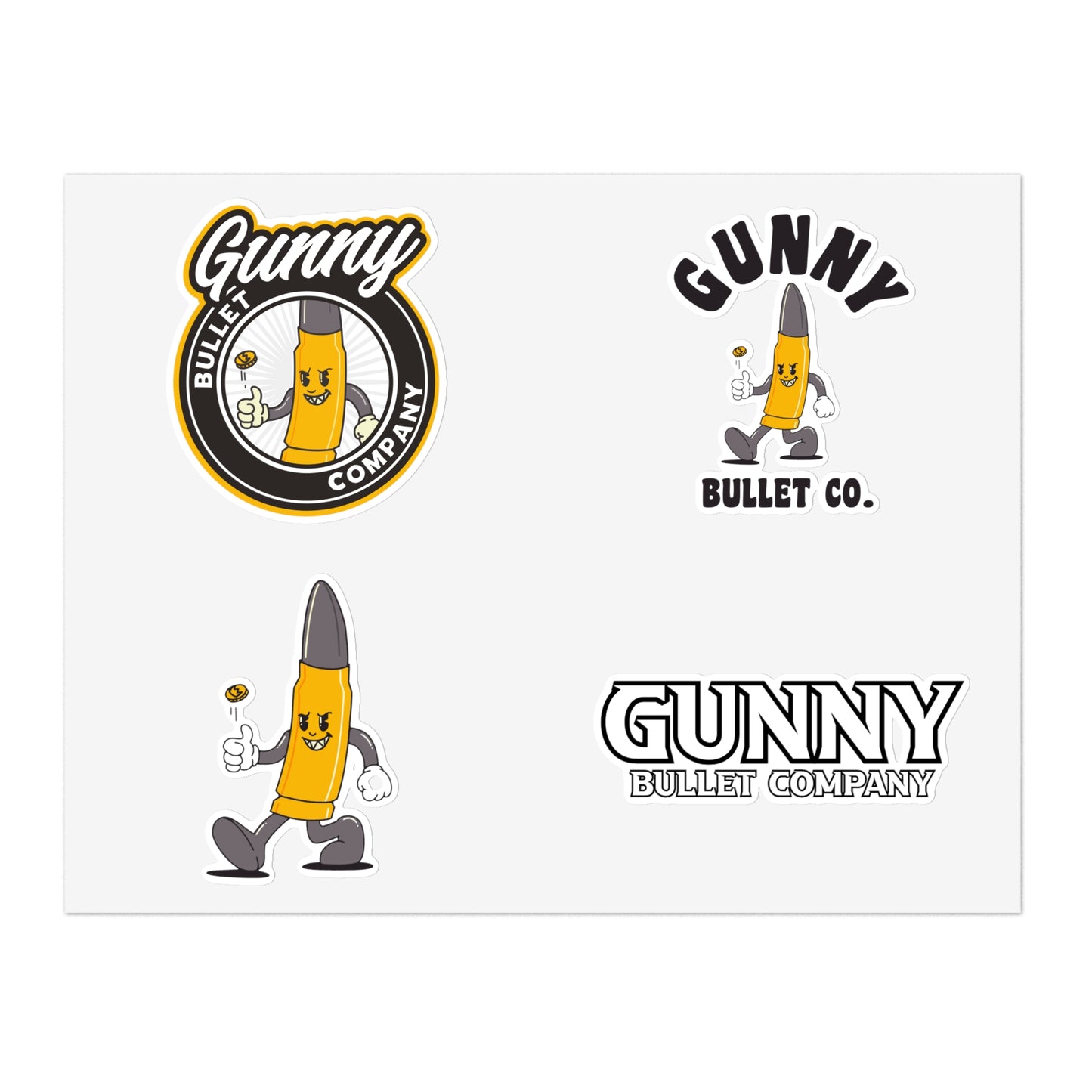 GUNNY Bullet Co. Sticker Sheet