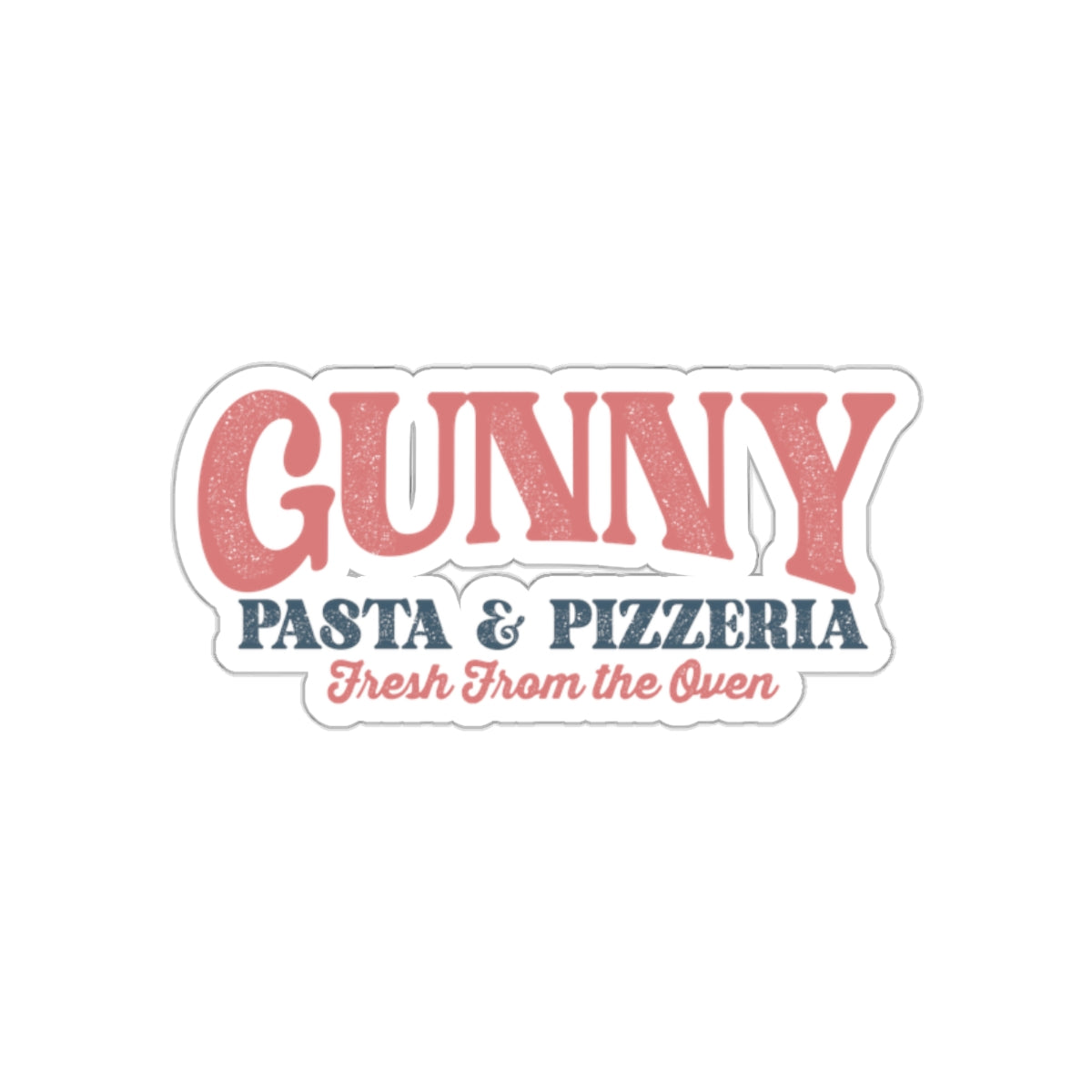 GUNNY P&P Die-Cut Sticker