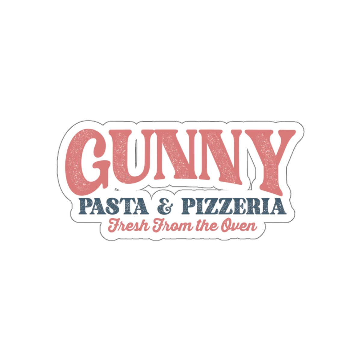 GUNNY P&P Die-Cut Sticker