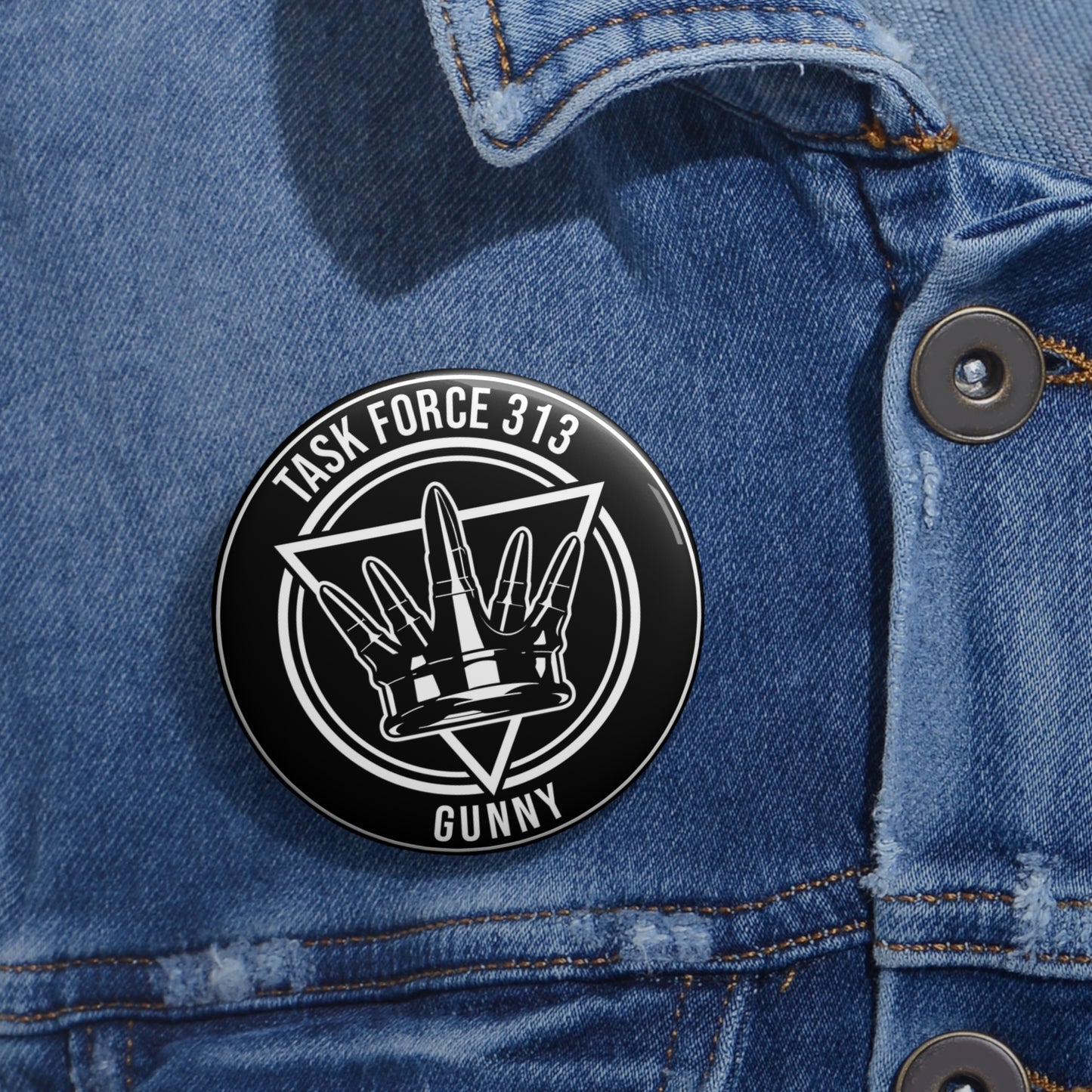 GUNNY Task Force 313 Button