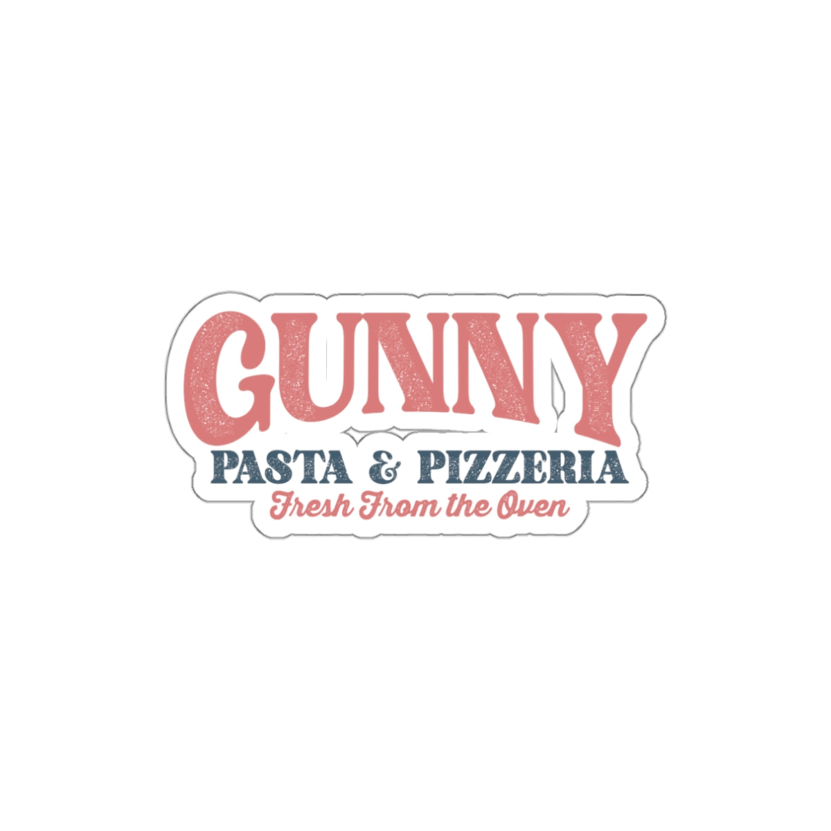GUNNY P&P Die-Cut Sticker