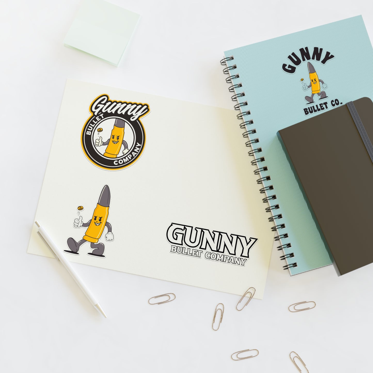 GUNNY Bullet Co. Sticker Sheet