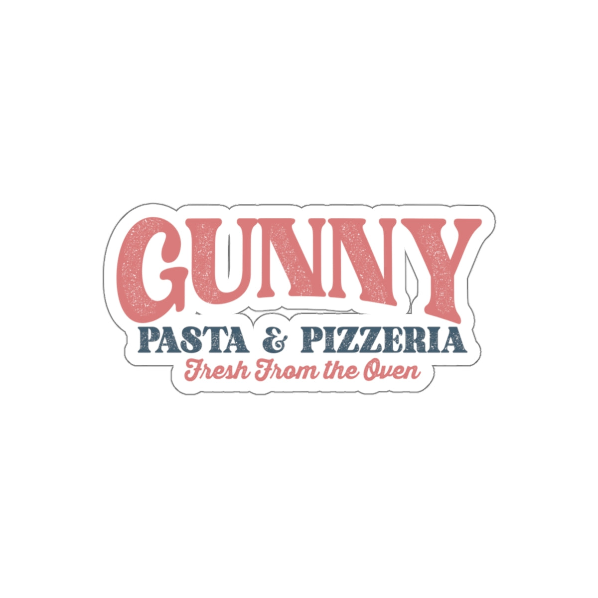 GUNNY P&P Die-Cut Sticker
