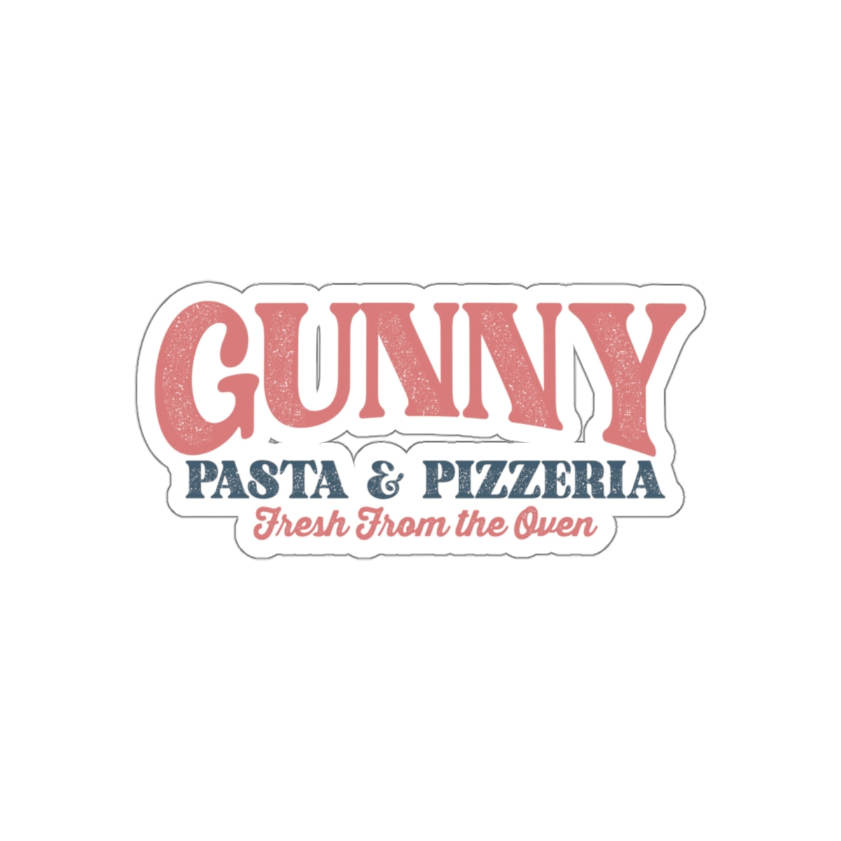 GUNNY P&P Die-Cut Sticker