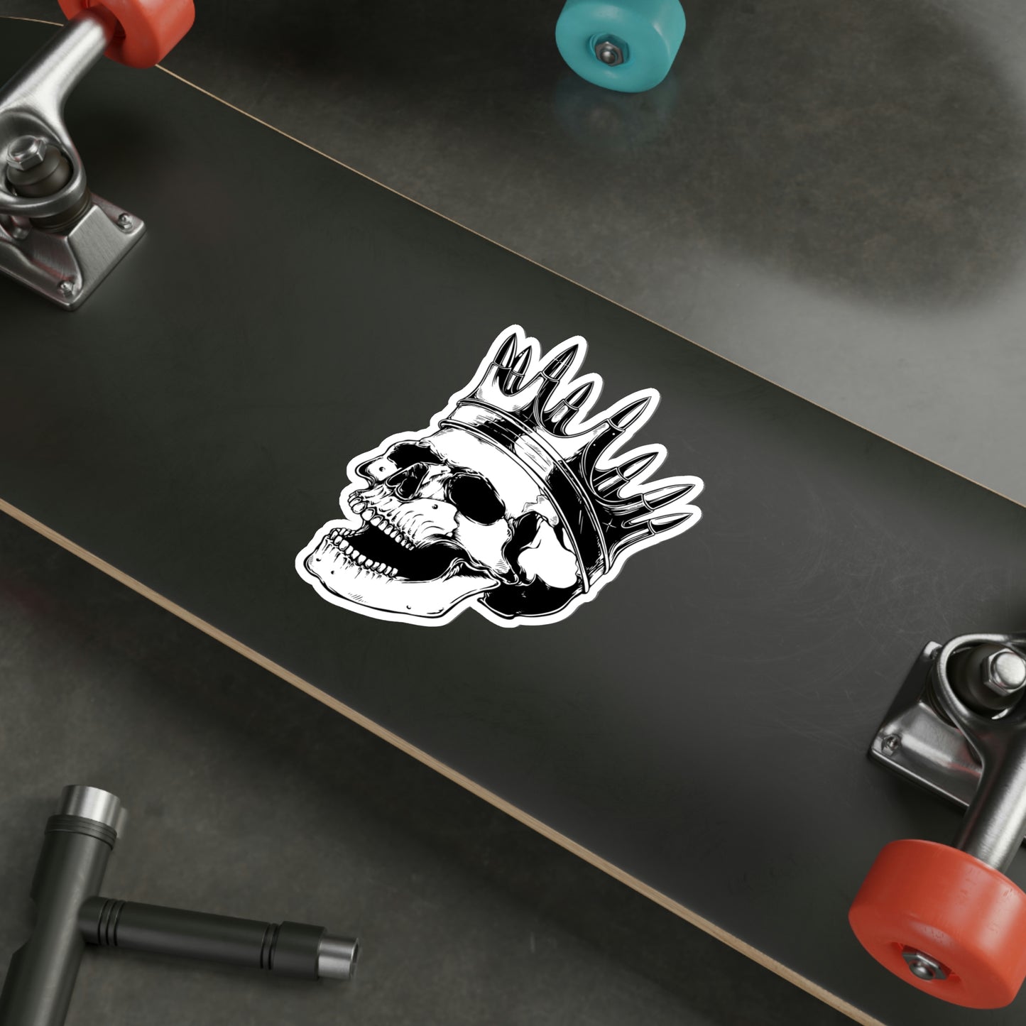 Die-Cut Fallen King Sticker