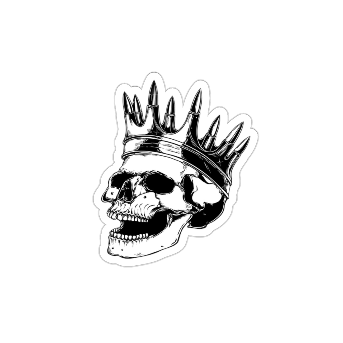Die-Cut Fallen King Sticker