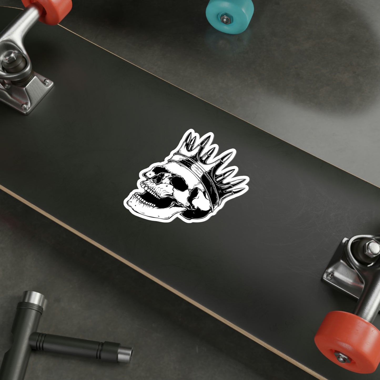 Die-Cut Fallen King Sticker