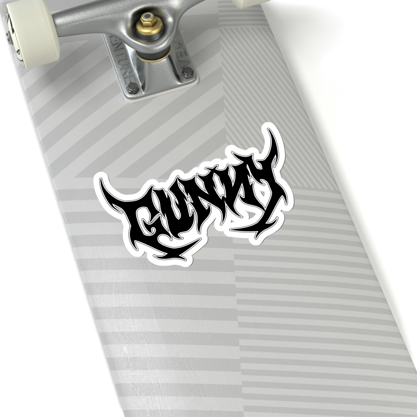 Kiss-Cut GUNNY Metal Sticker