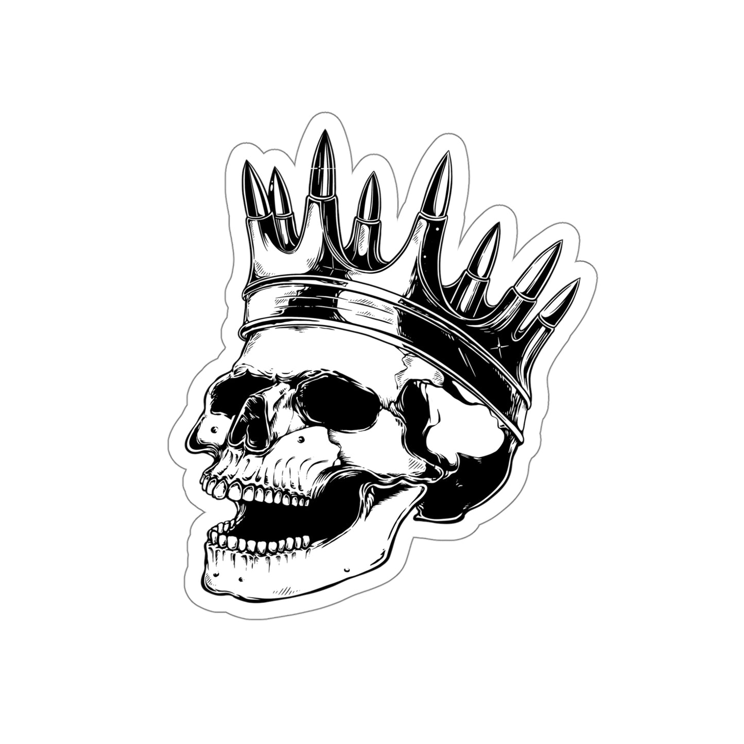 Die-Cut Fallen King Sticker