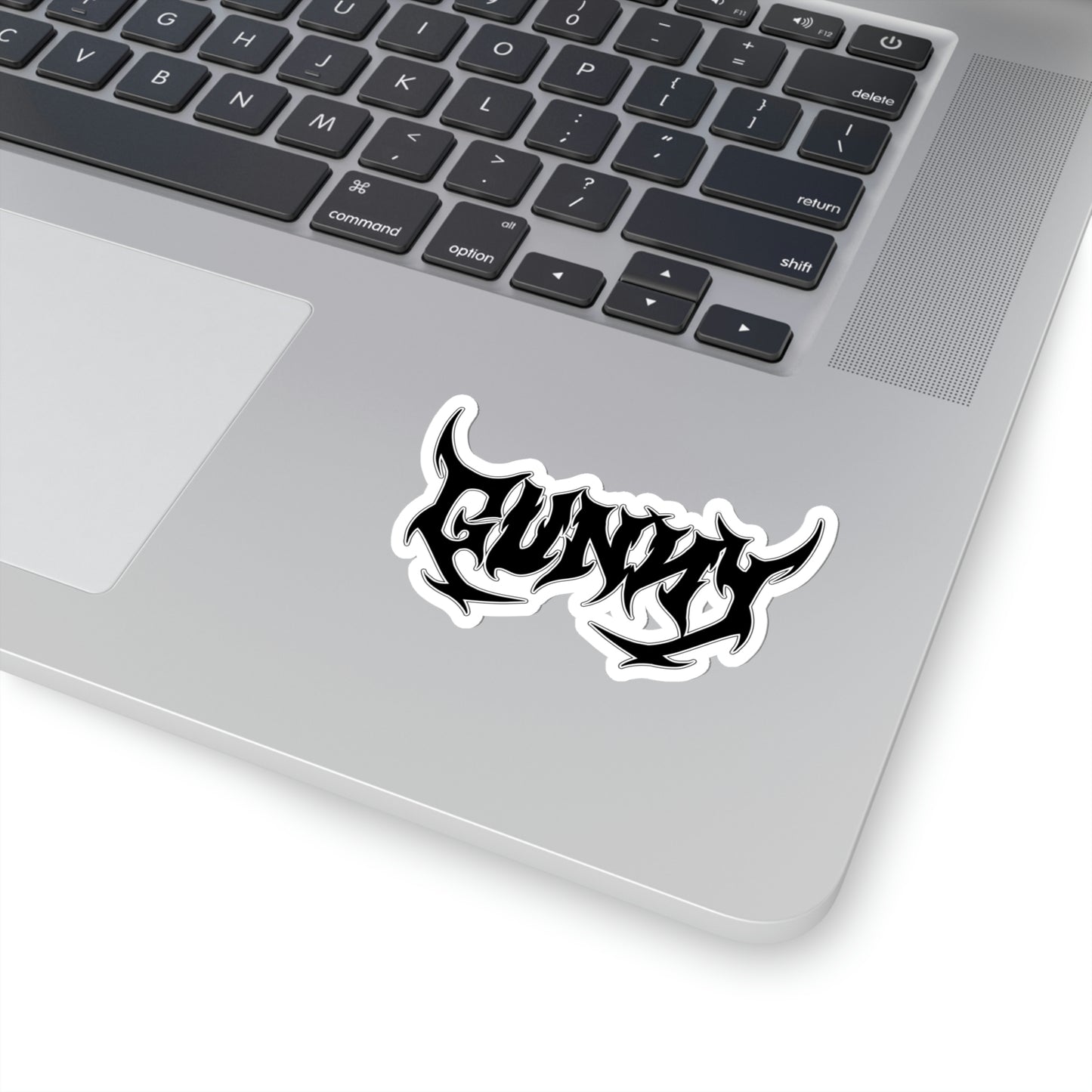 Kiss-Cut GUNNY Metal Sticker