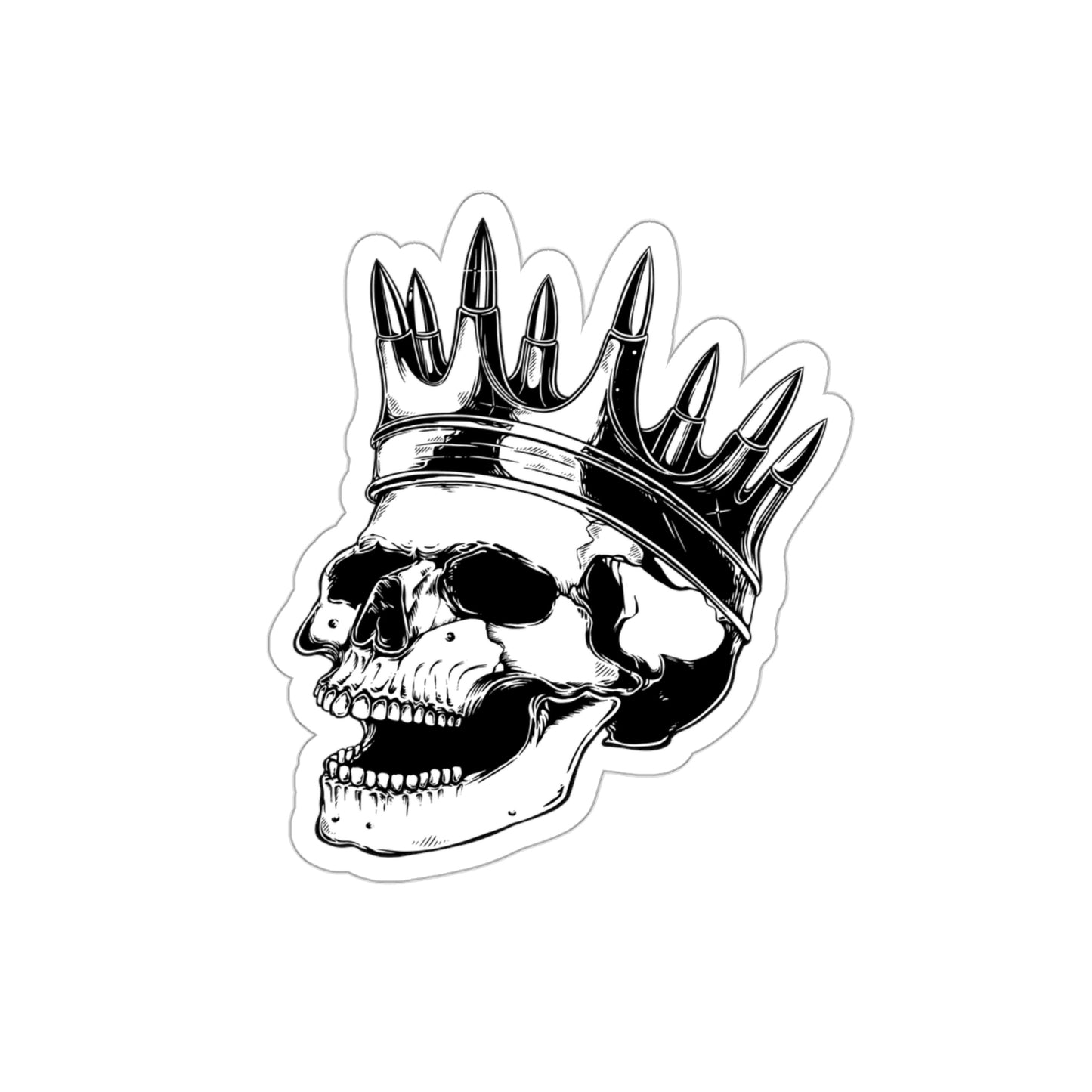 Die-Cut Fallen King Sticker