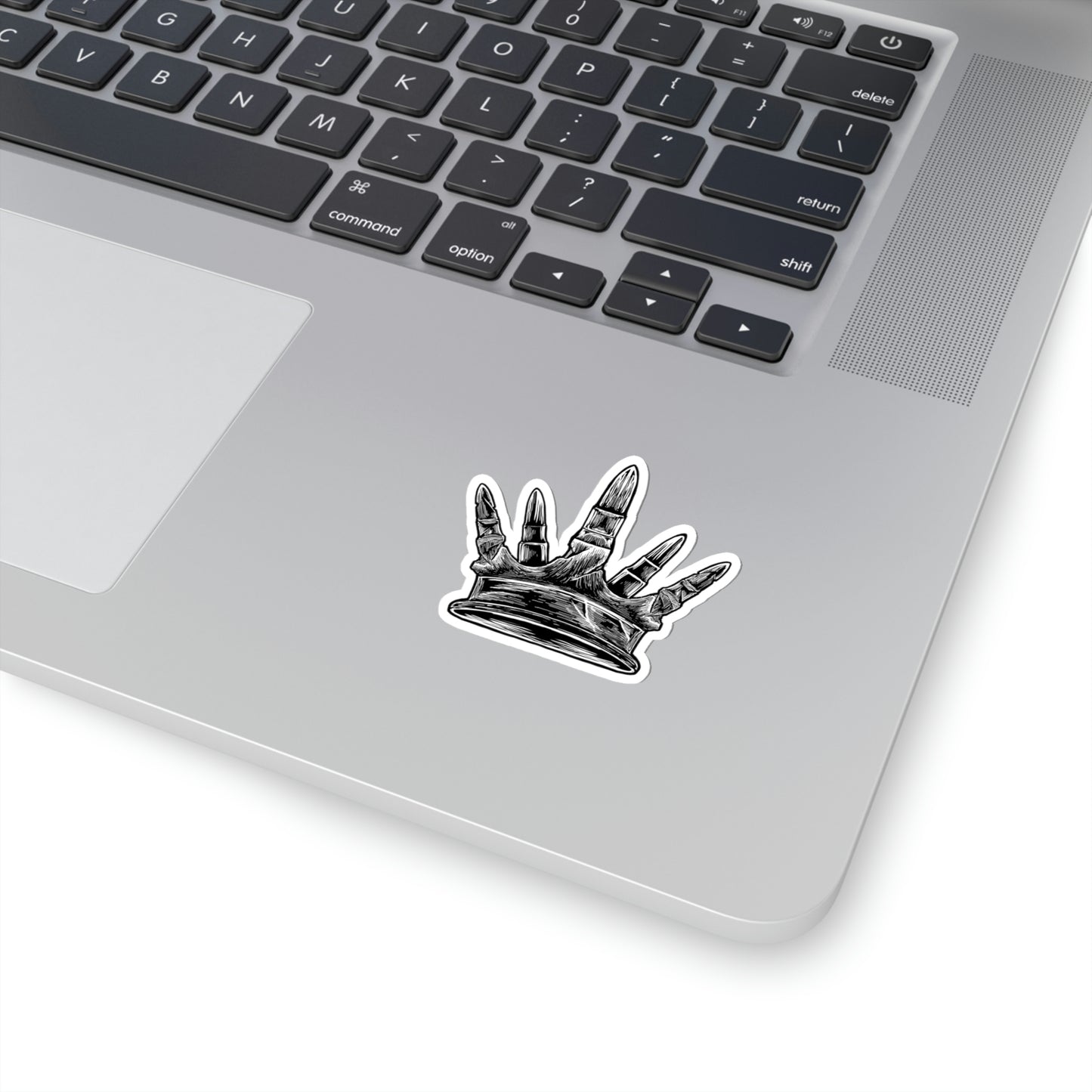 Kiss-Cut Metal GUNNY Crown Sticker