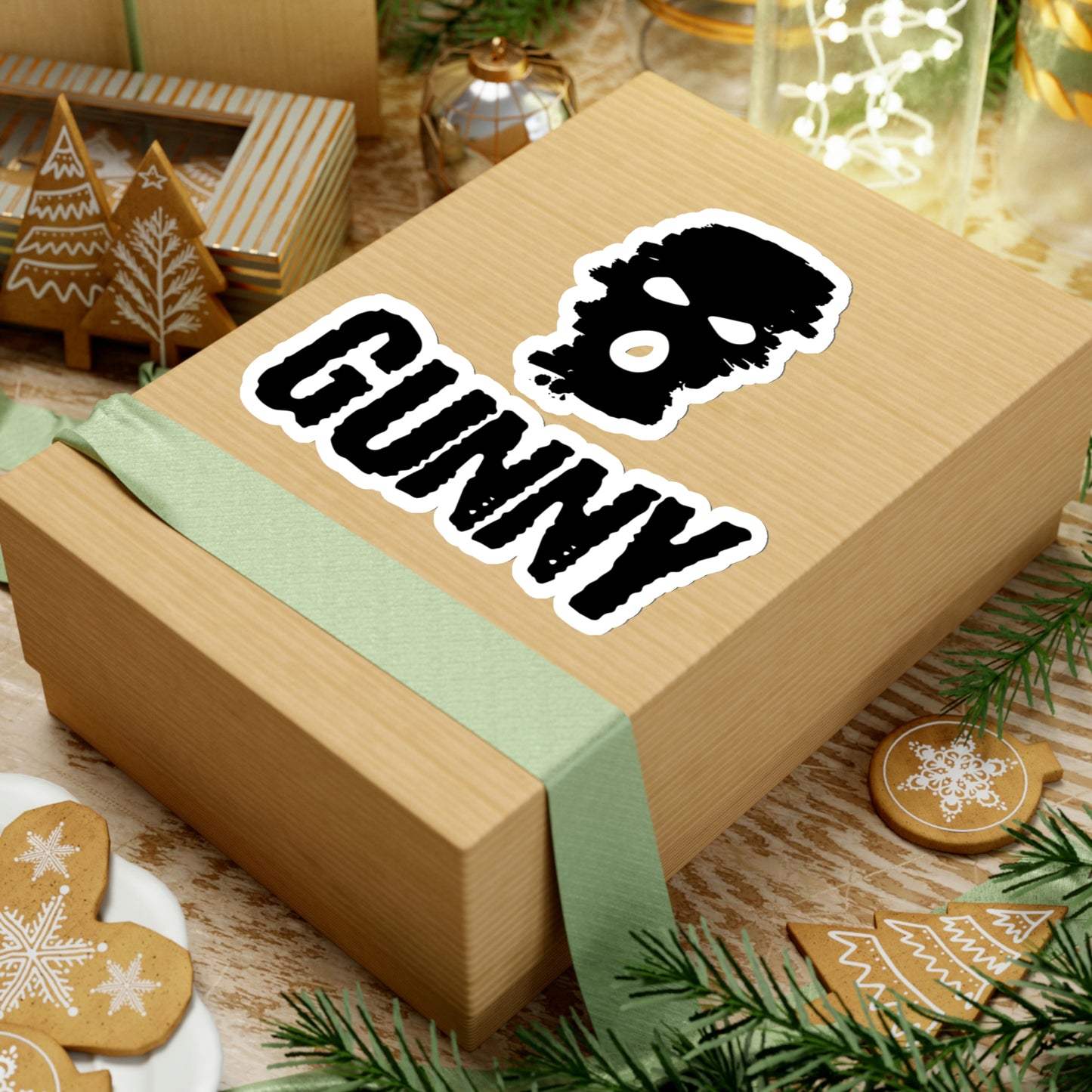 Kiss-Cut GUNNY Ski Sticker