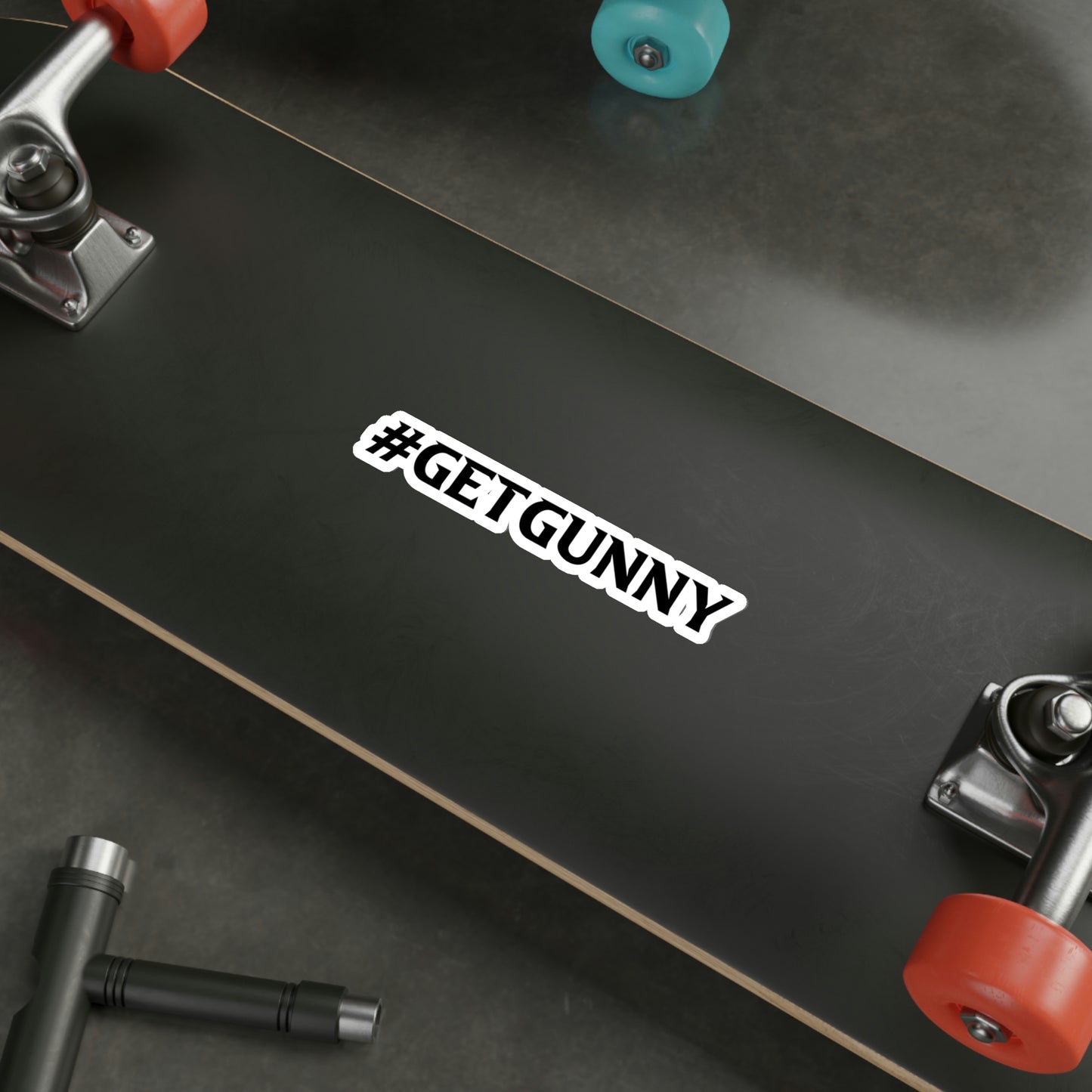 Die-Cut #GETGUNNY Sticker