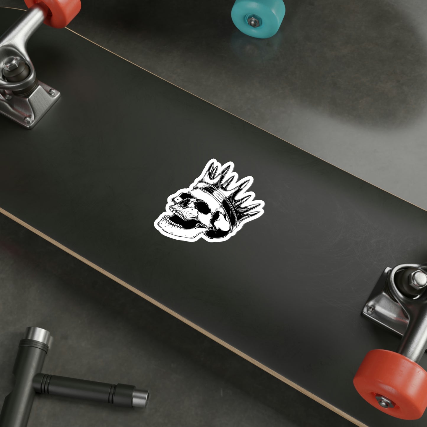 Die-Cut Fallen King Sticker