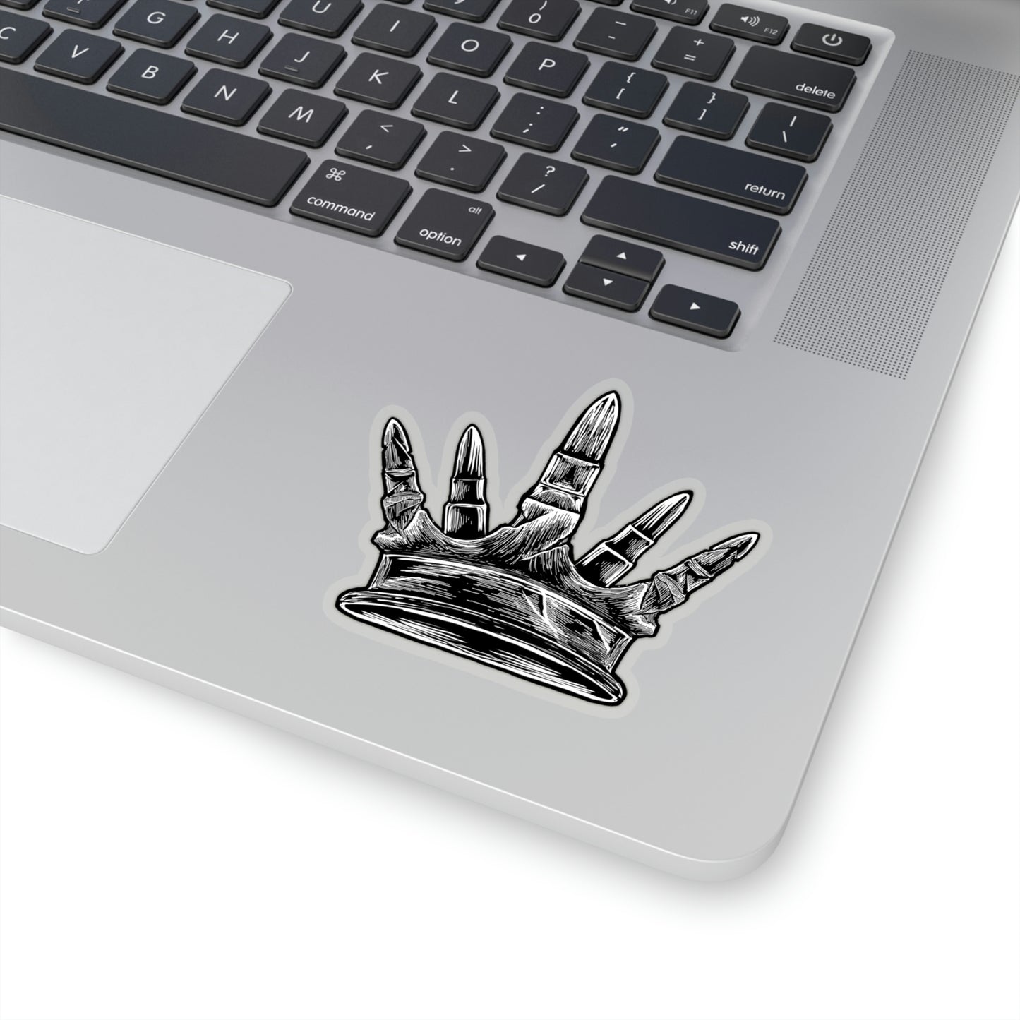 Kiss-Cut Metal GUNNY Crown Sticker