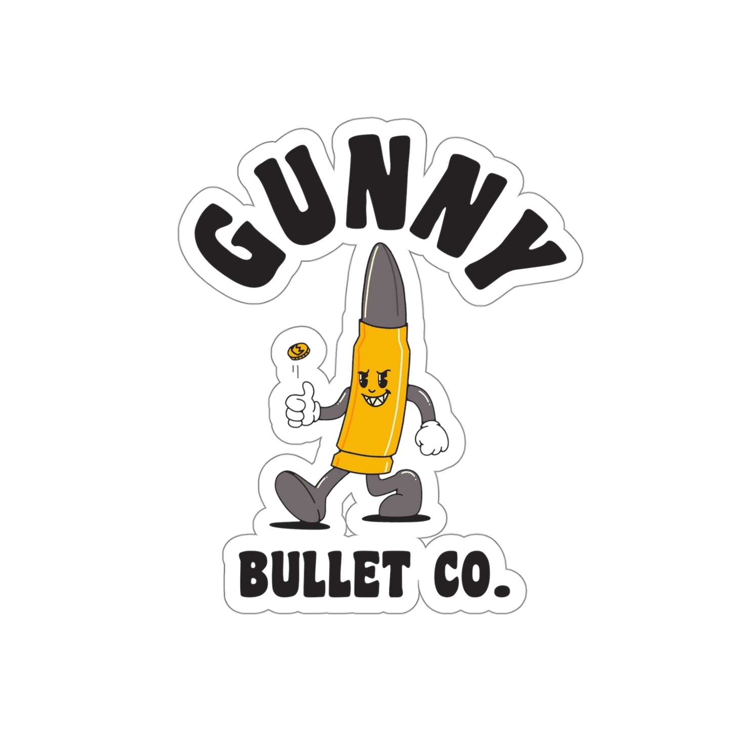 Die-Cut GUNNY Bullet Co. 1 Sticker