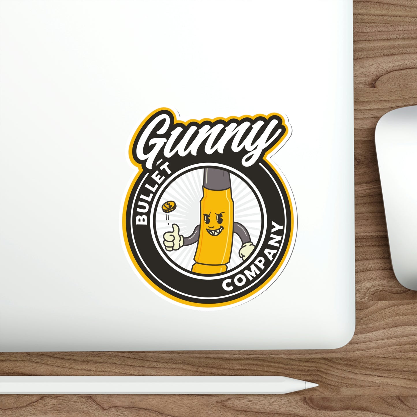 Die-Cut GUNNY Bullet Co. 2 Sticker