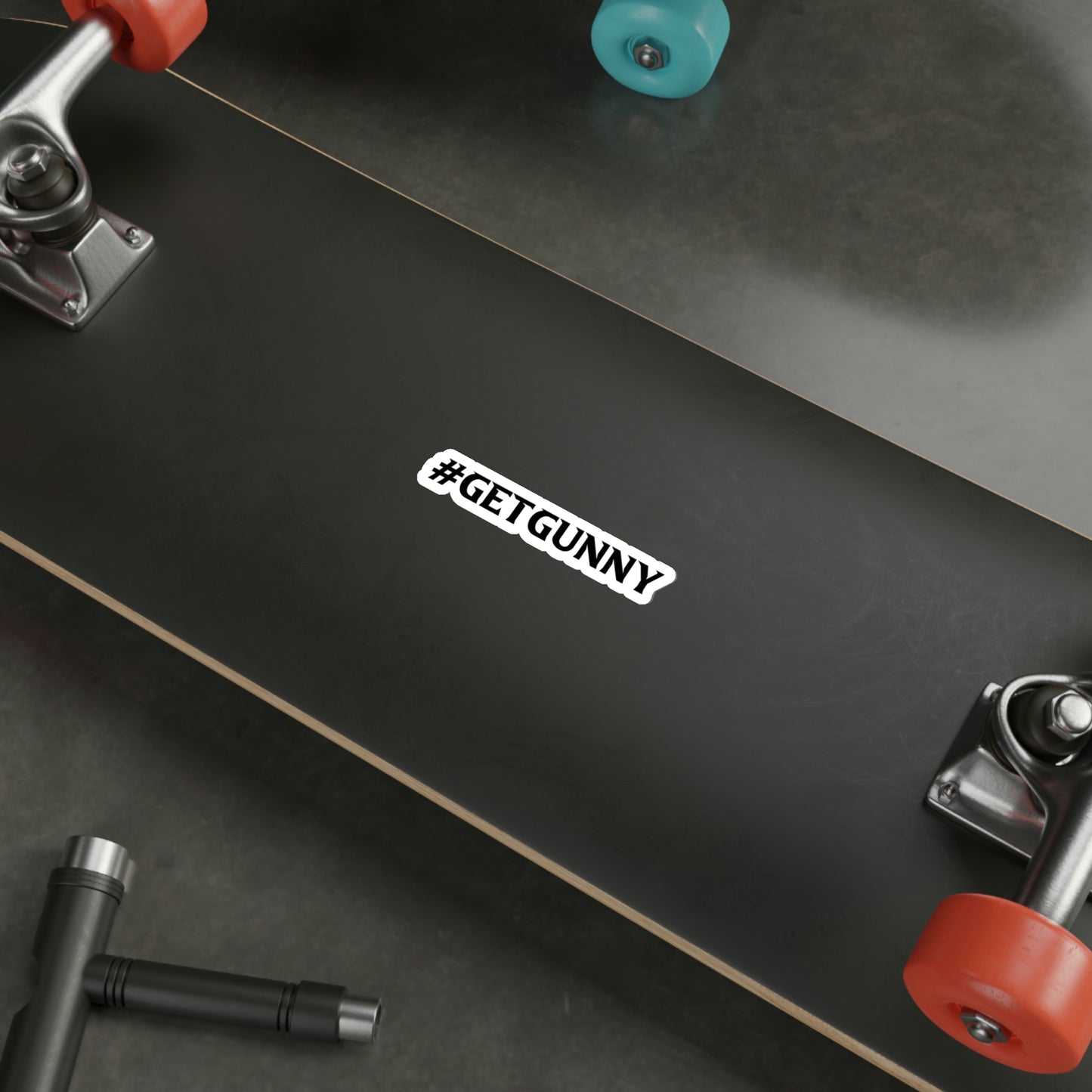 Die-Cut #GETGUNNY Sticker