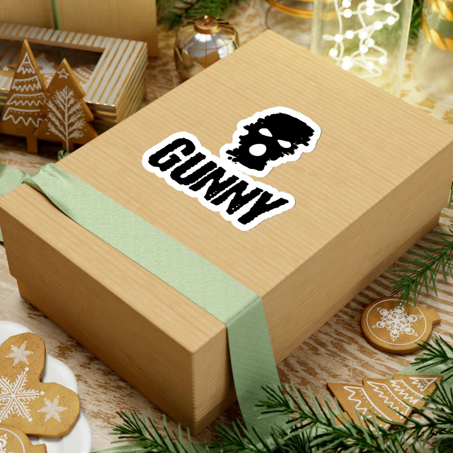Kiss-Cut GUNNY Ski Sticker