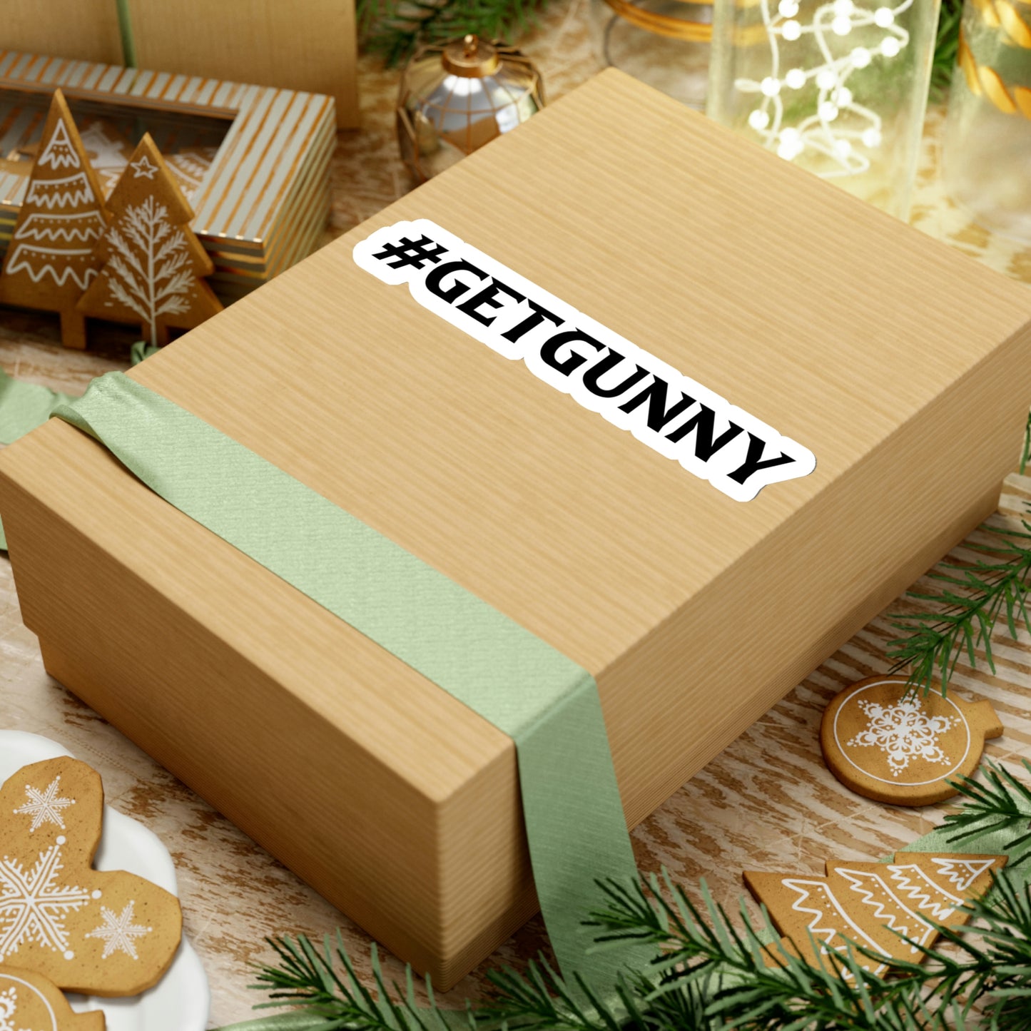 Kiss-Cut #GETGUNNY Sticker