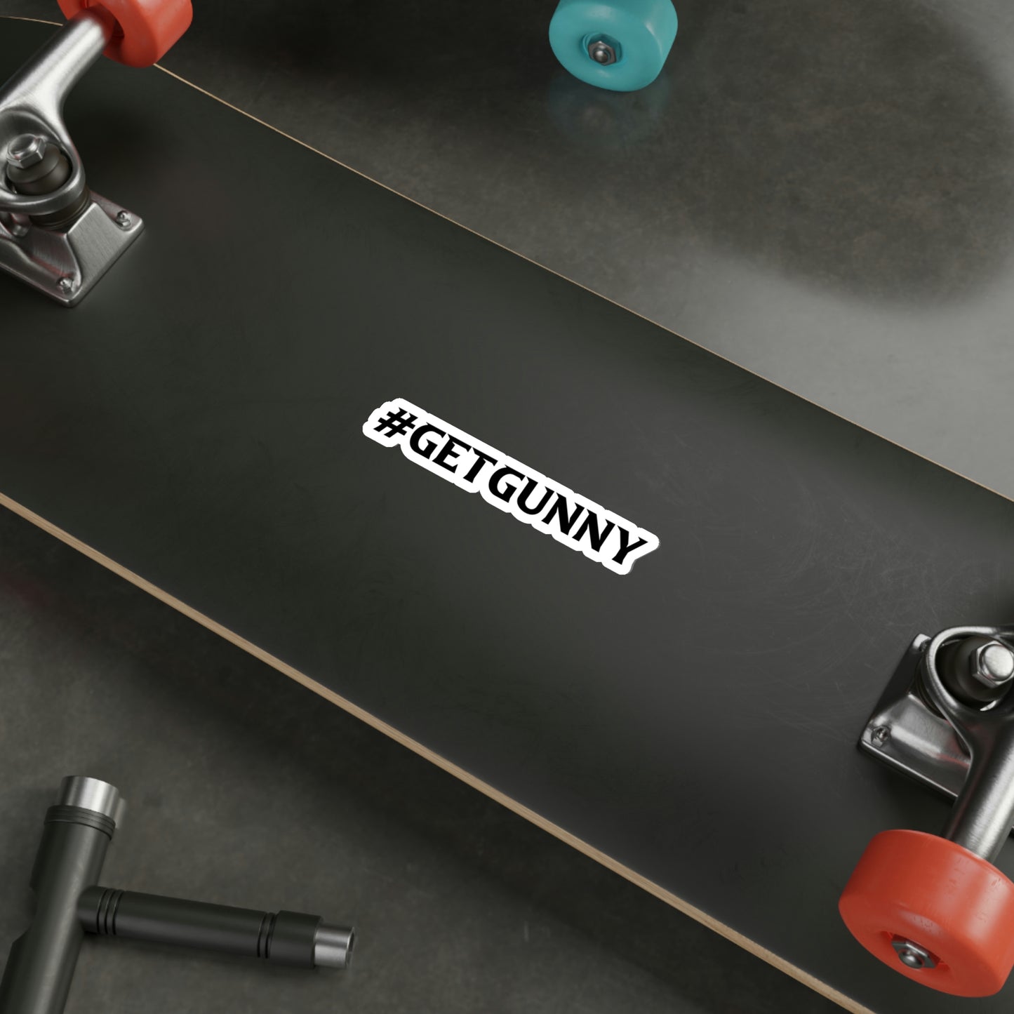 Die-Cut #GETGUNNY Sticker