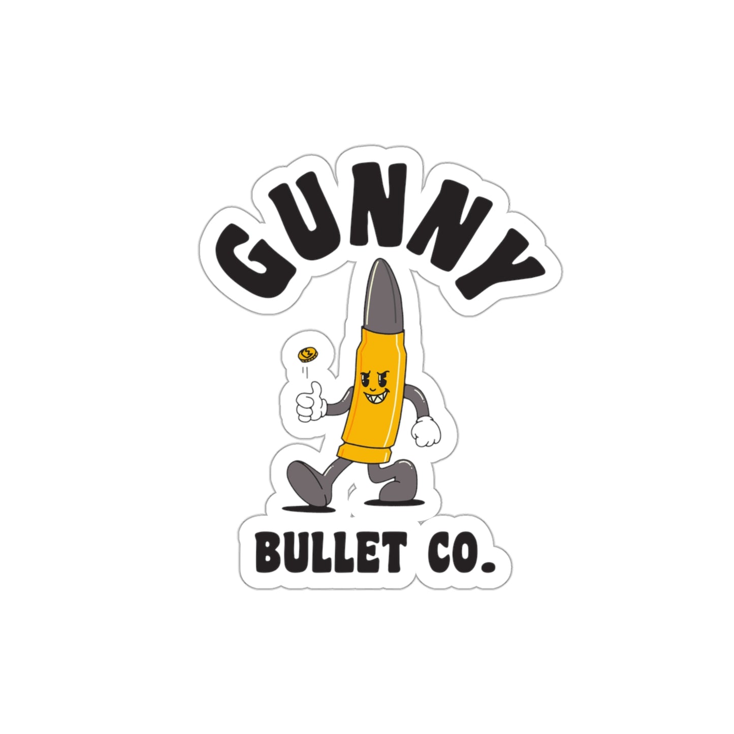 Die-Cut GUNNY Bullet Co. 1 Sticker