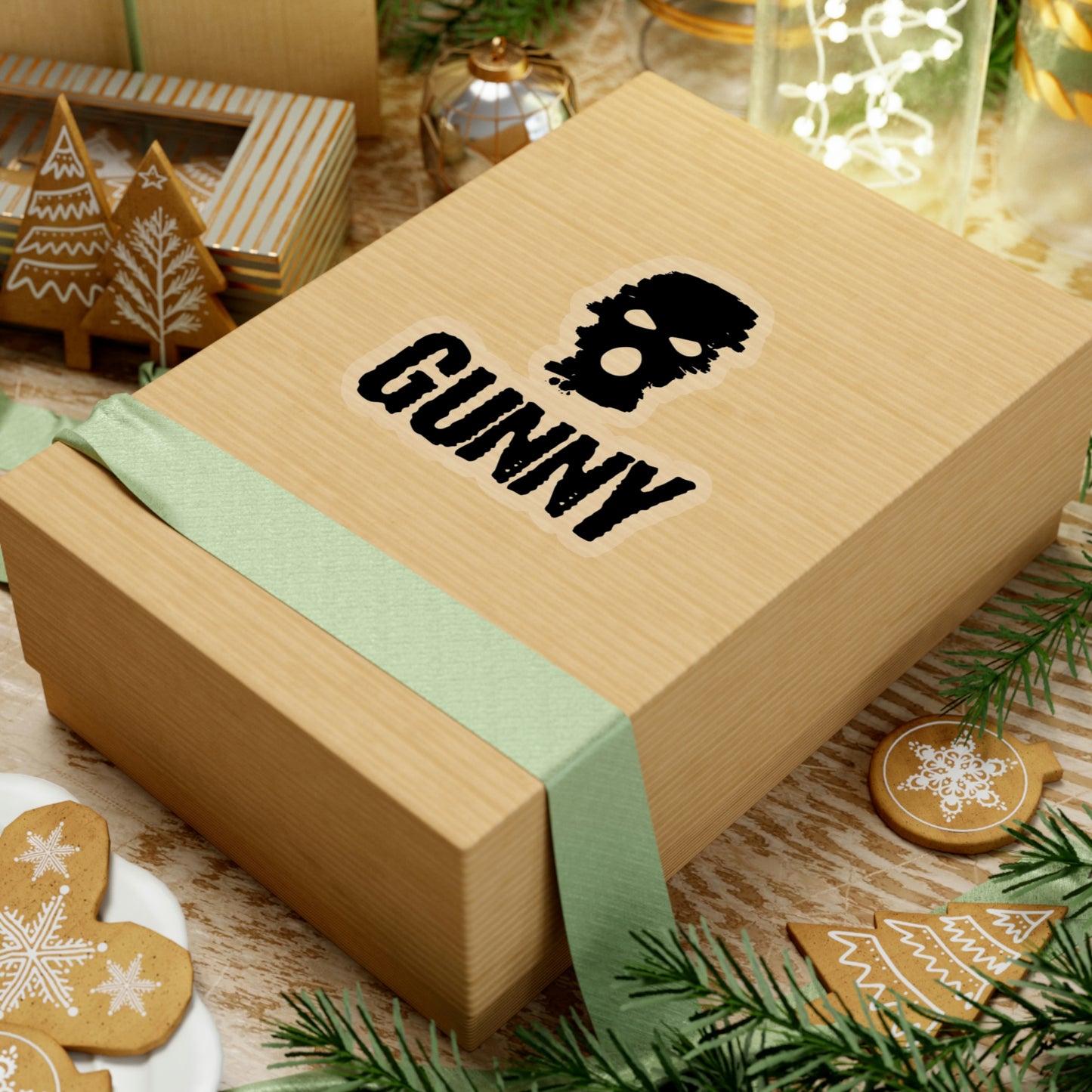 Kiss-Cut GUNNY Ski Sticker