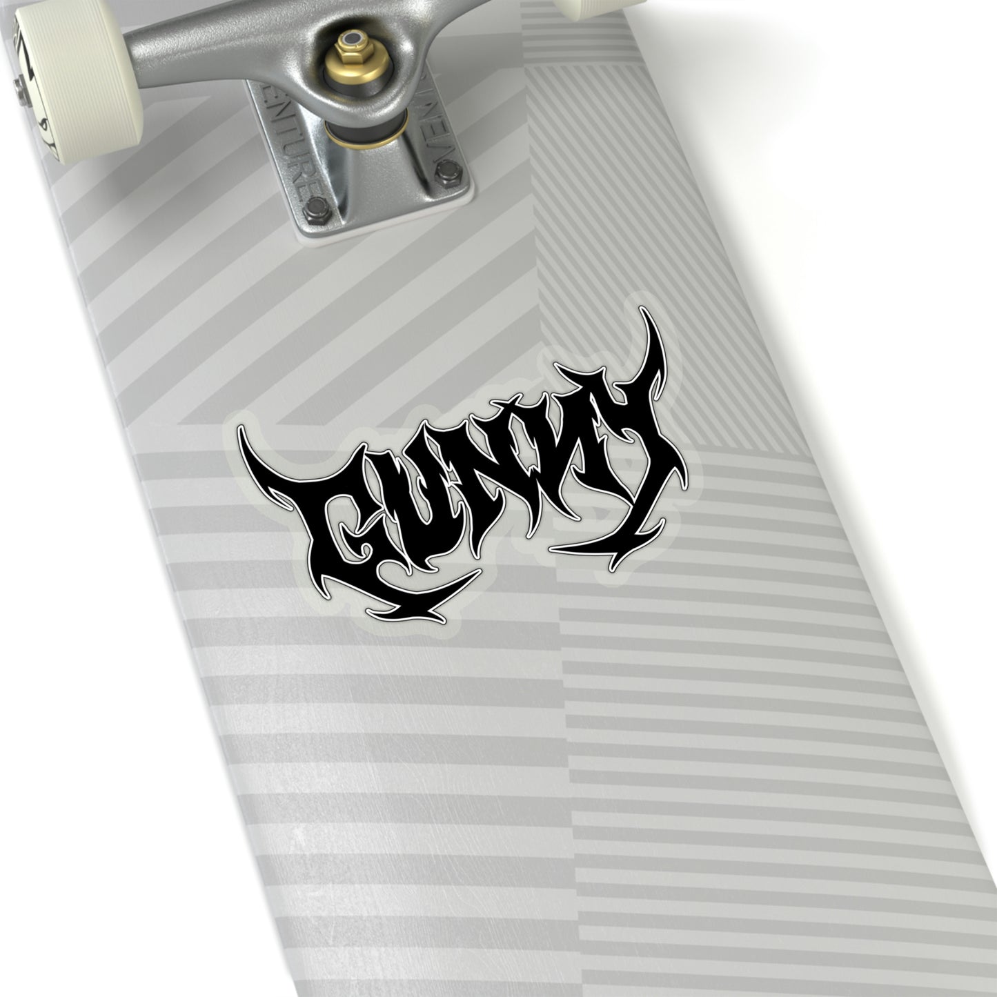 Kiss-Cut GUNNY Metal Sticker