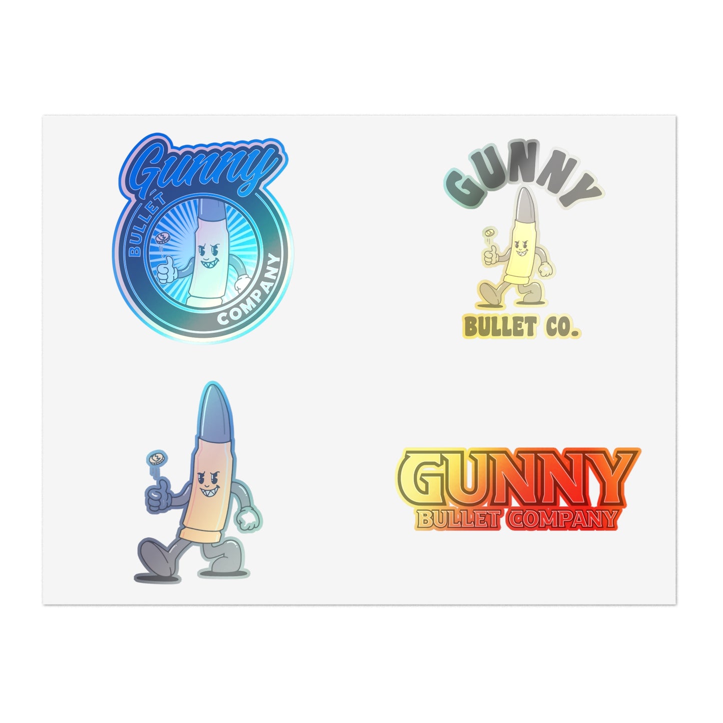 GUNNY Bullet Co. Sticker Sheet