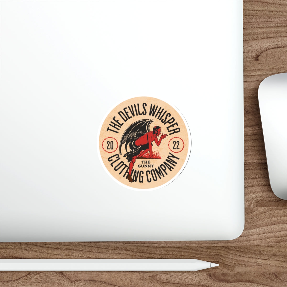 Devil's Whisper Die-Cut Sticker