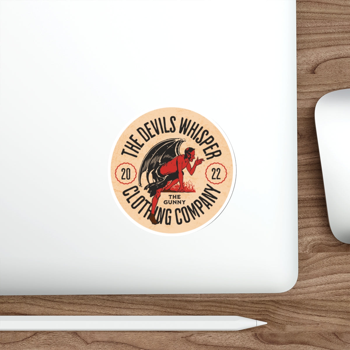 Devil's Whisper Die-Cut Sticker