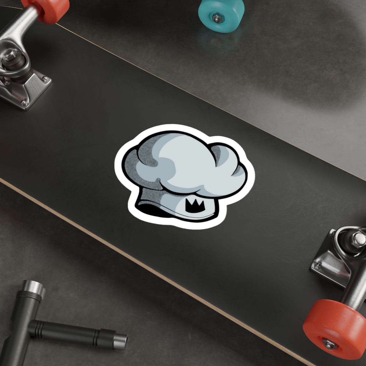 GUNNY Chef Hat Die-Cut Sticker