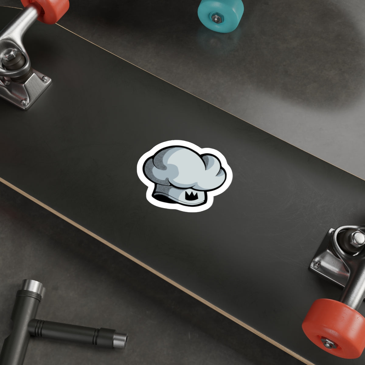 GUNNY Chef Hat Die-Cut Sticker