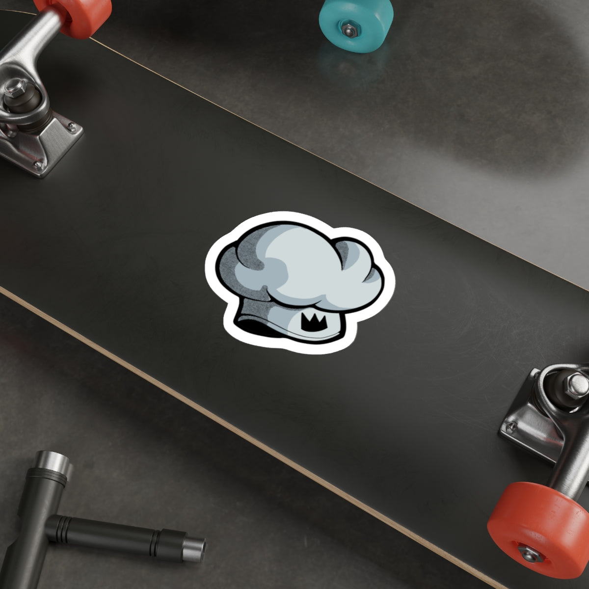 GUNNY Chef Hat Die-Cut Sticker