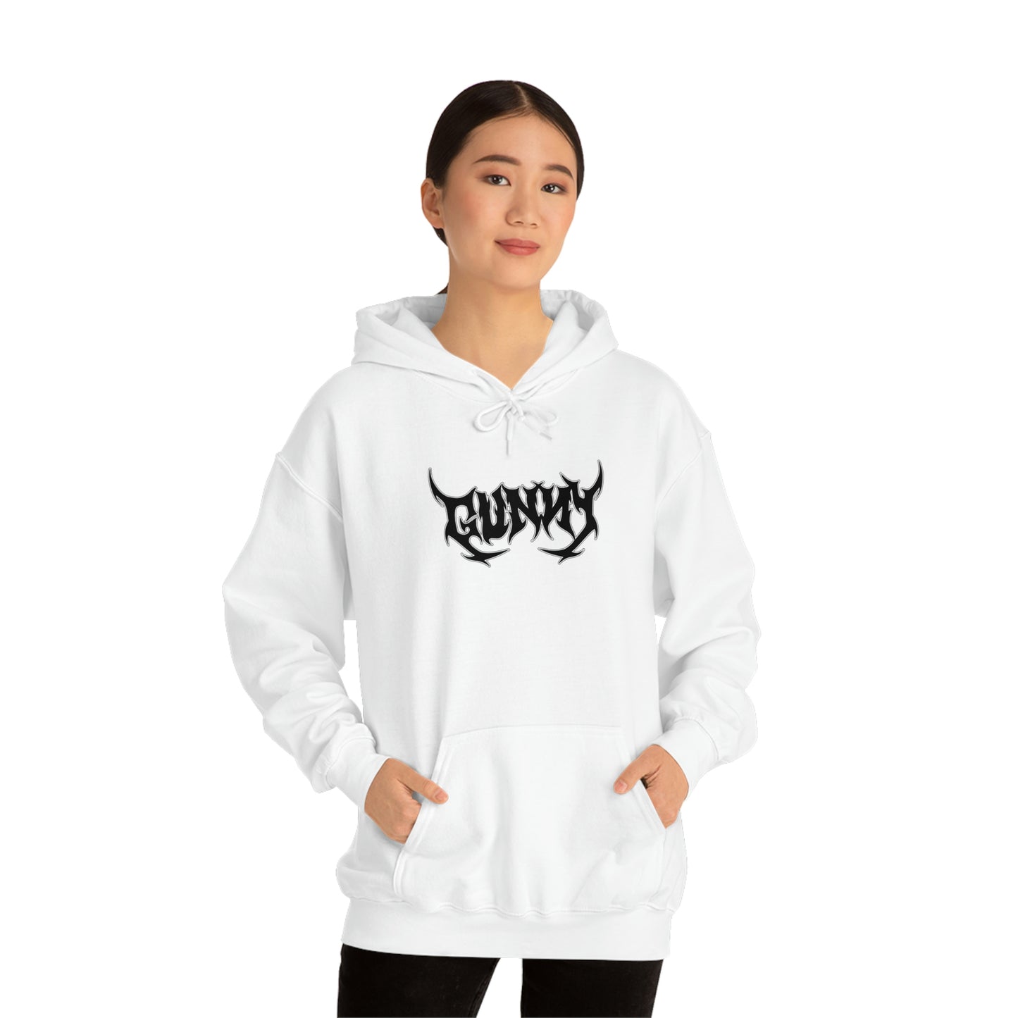 GUNNY Metal Hoodie - White/Gray