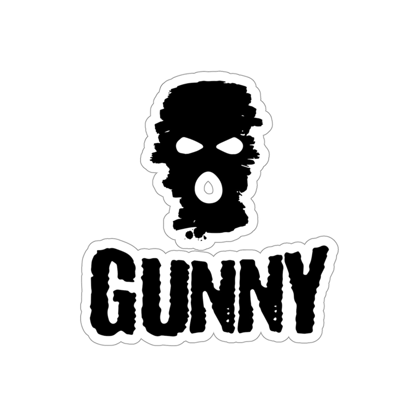 Die-Cut GUNNY Ski Sticker