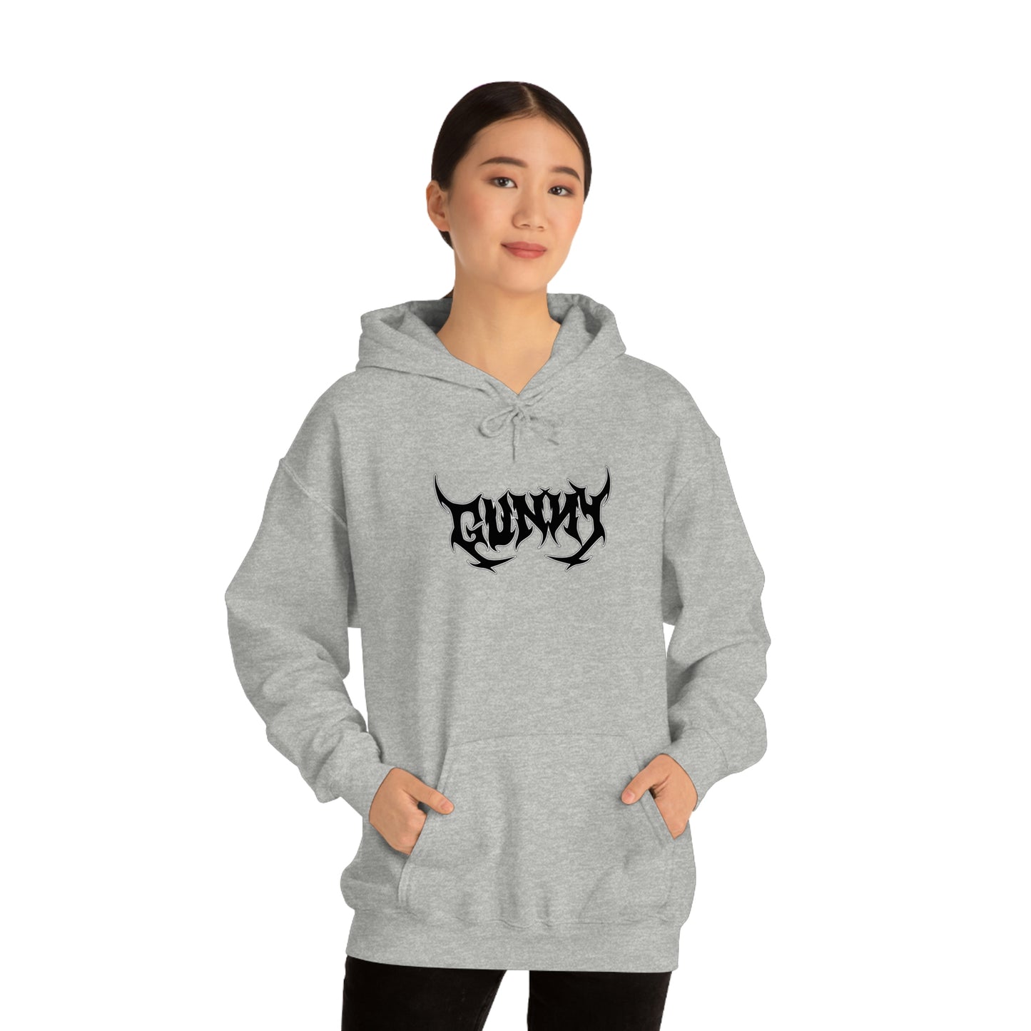 GUNNY Metal Hoodie - White/Gray