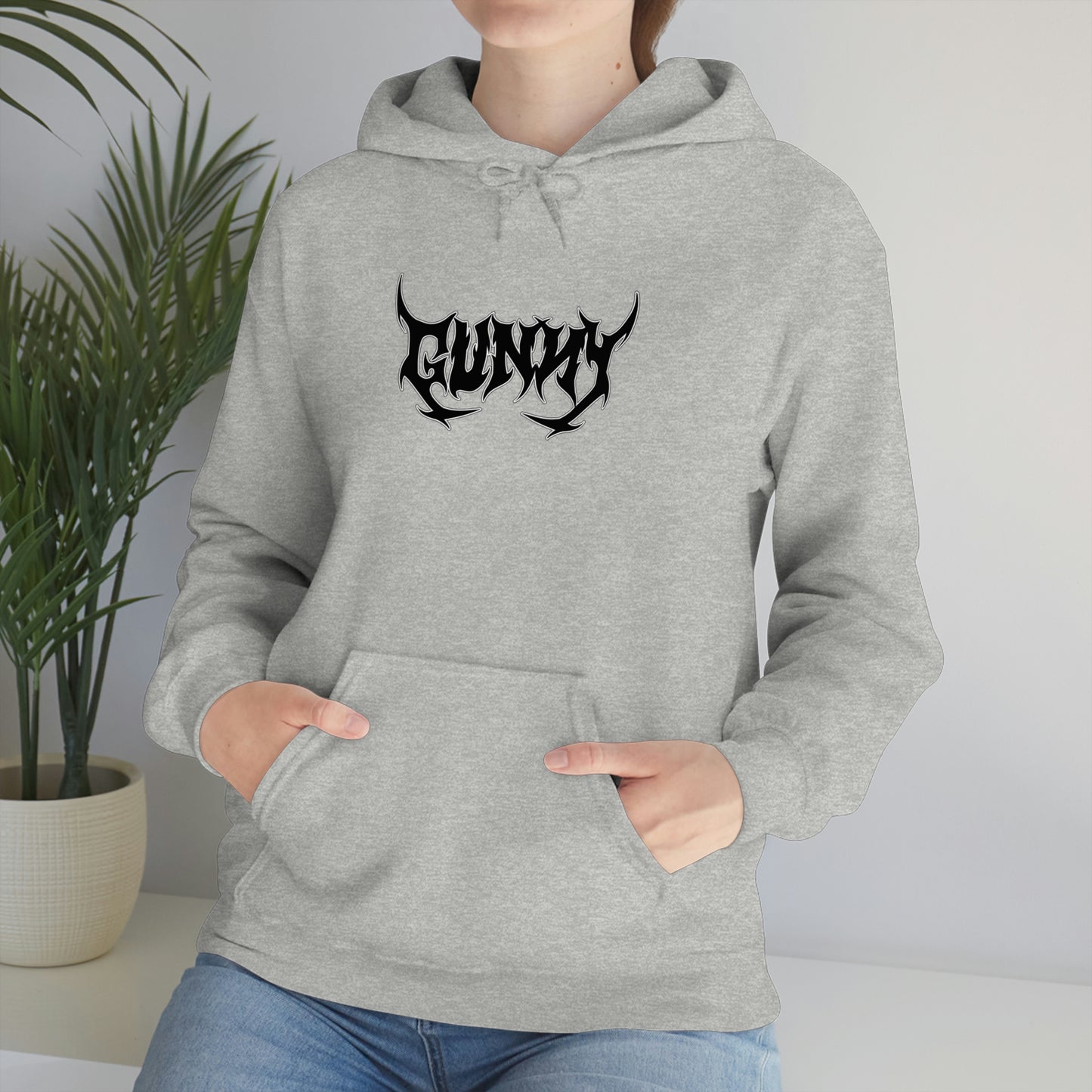 GUNNY Metal Hoodie - White/Gray