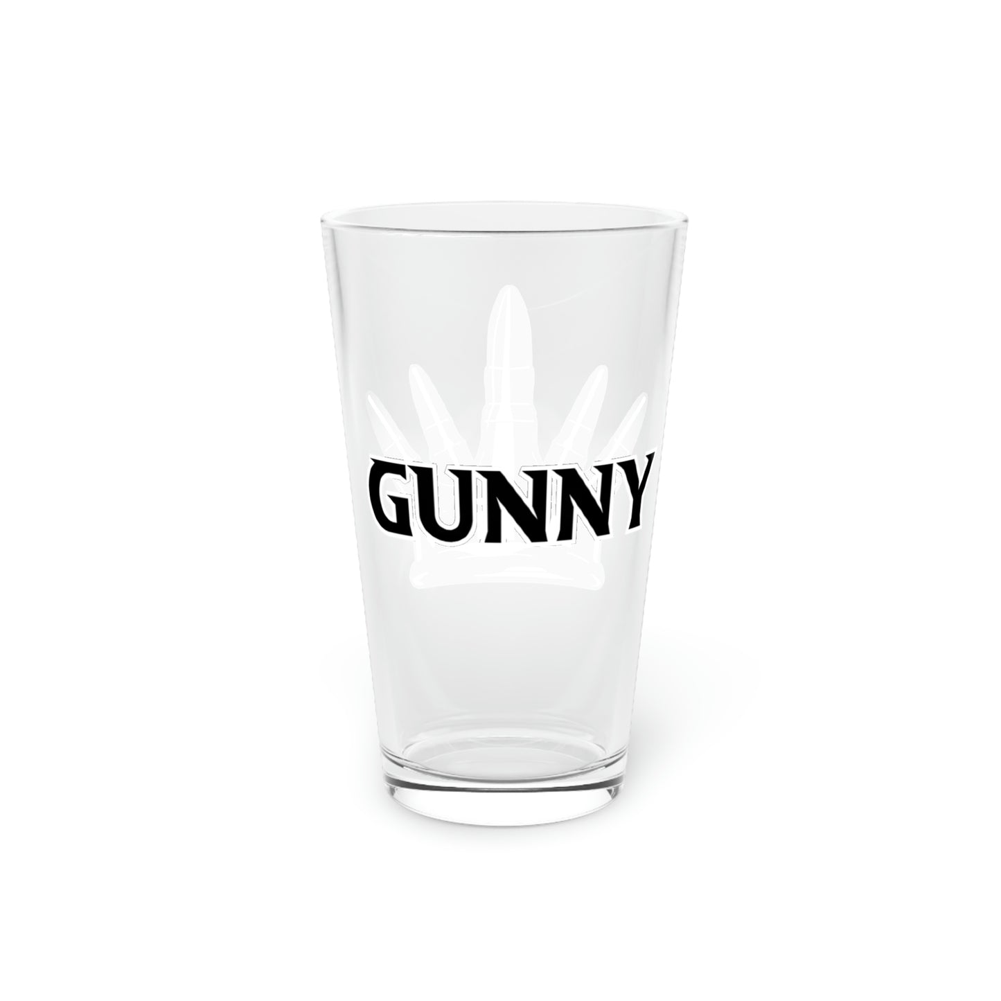 GUNNY Pint Glass 16oz