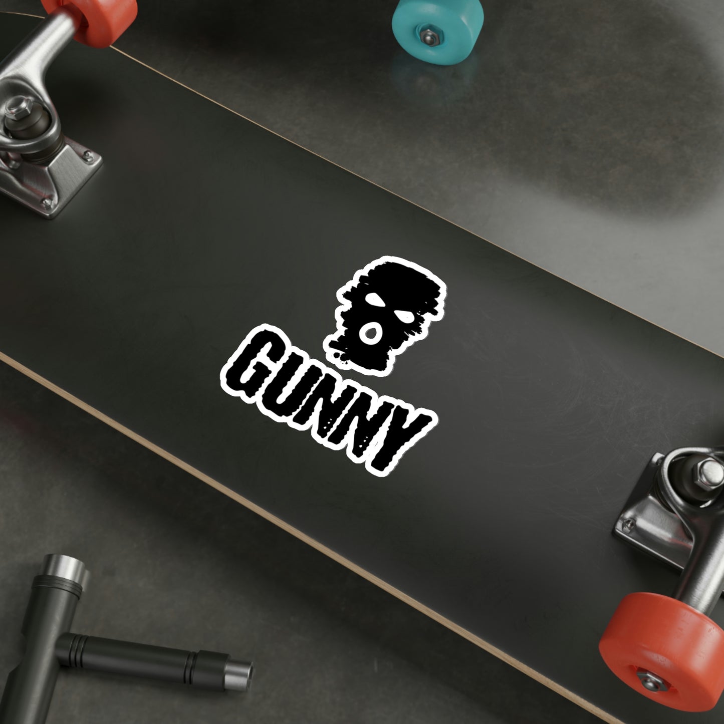 Die-Cut GUNNY Ski Sticker