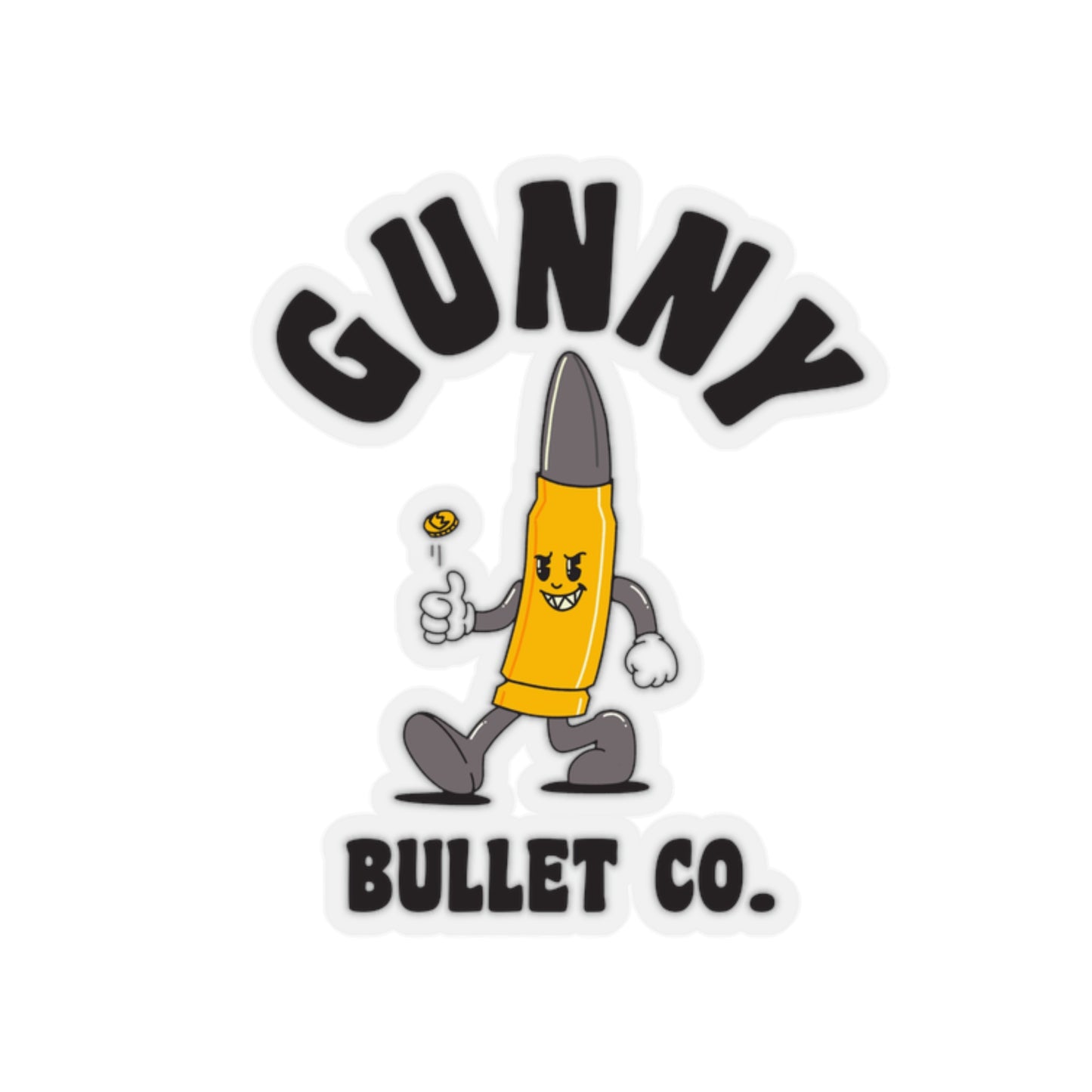 Kiss-Cut GUNNY Bullet Co. 1 Sticker