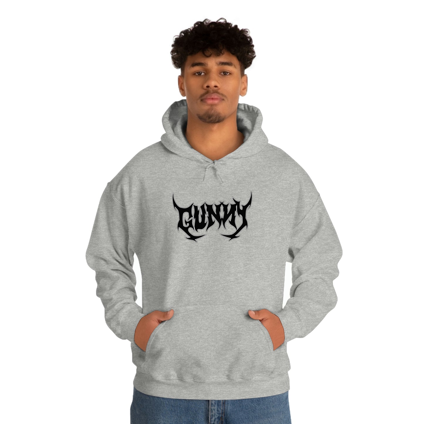 GUNNY Metal Hoodie - White/Gray